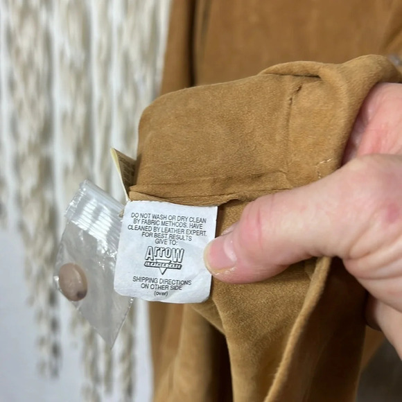 The Territory Ahead Tan Suede Shirt Size Large - Picture 11 of 14